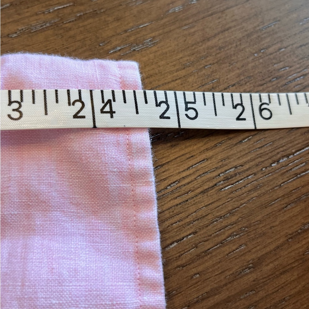 Brooks Brothers Traditional Fit Pink Irish Linen Button-Down Shirt Size Large - Picture 8 of 9
